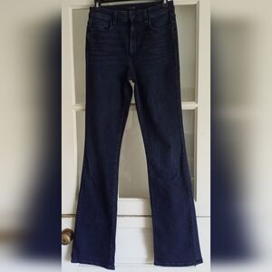 Joe's Jeans Dark Indigo Curvy High Rise Bootcut Jeans Long Inseam